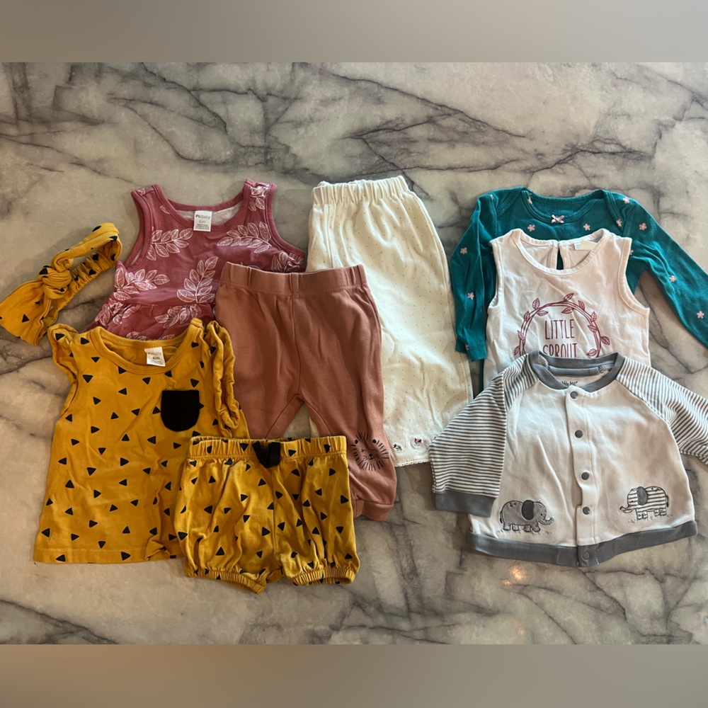 pl baby multi brand Baby Girl Clothing Bundle 6m